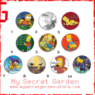 The Simpsxxx - Bart Pinback Button Badge Set 1a or 1b ( or Hair Ties / 4.4 cm Badge / Magnet / Keychain Set )